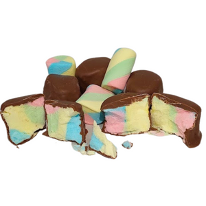Frochies Rainbow Marshmallow chocolate coated freeze dried lollies