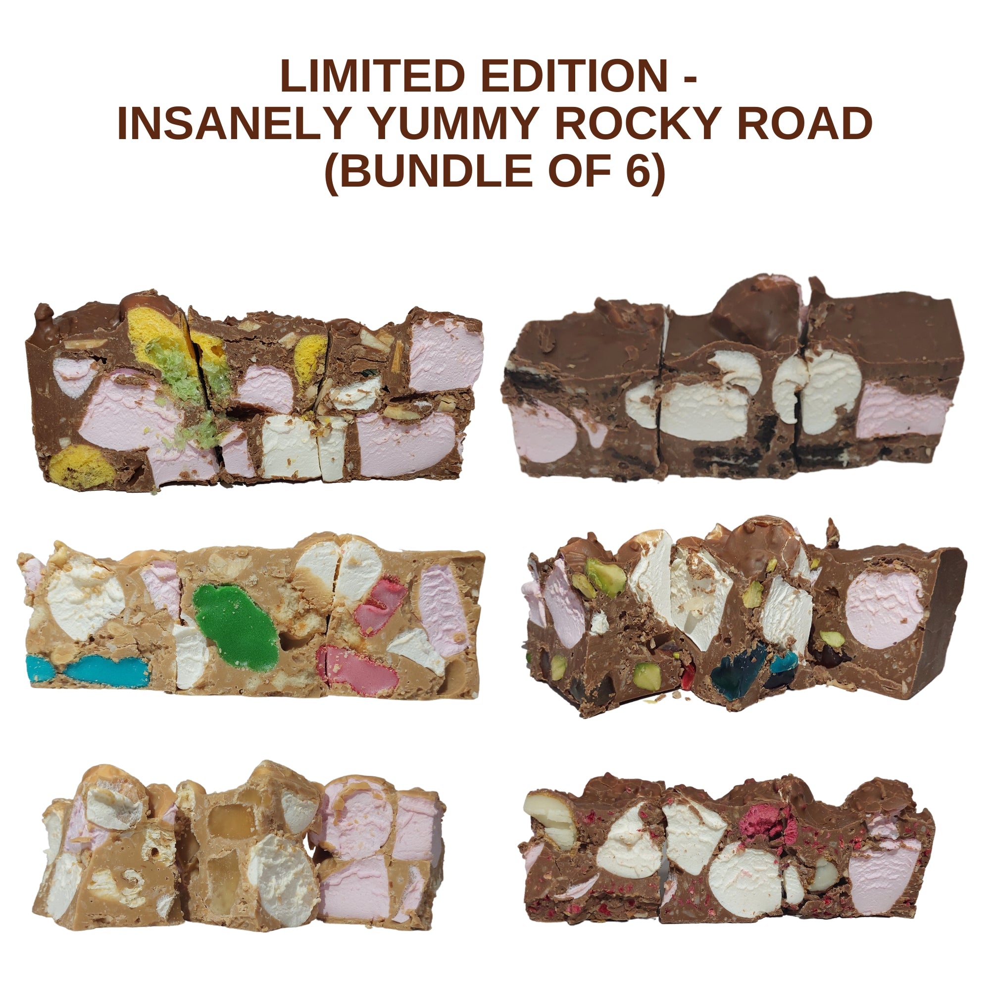 Limited Edition - Insanely Yummy Rocky Road Bundle (Bundle of 6)