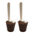 Hot Chocolate Stick Mylk chocolate - Vegan - Twin Pack BLOOMED