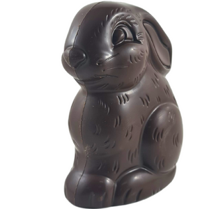 Dark Chocolate Sitting Easter Bunny - Vegan