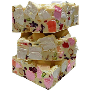 Holiday Rocky Road Block White Chocolate 500g