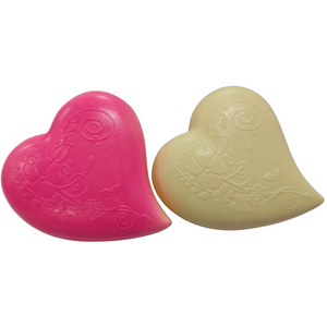 Large Love Heart Pink and White Chocolate