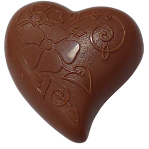Small Love Heart Passionfruit and Milk chocolate
