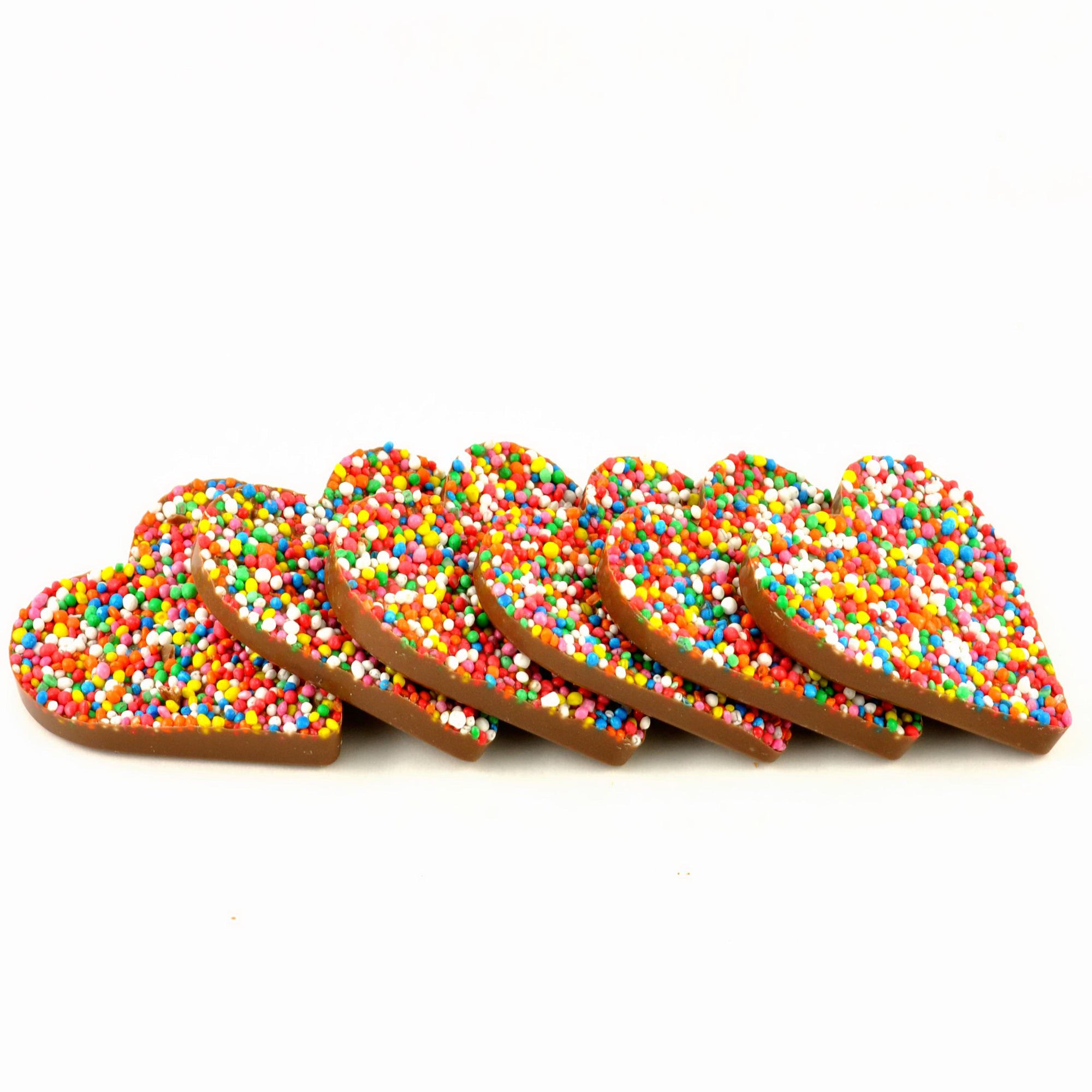 Sprinkle Hearts milk chocolate Twin pack