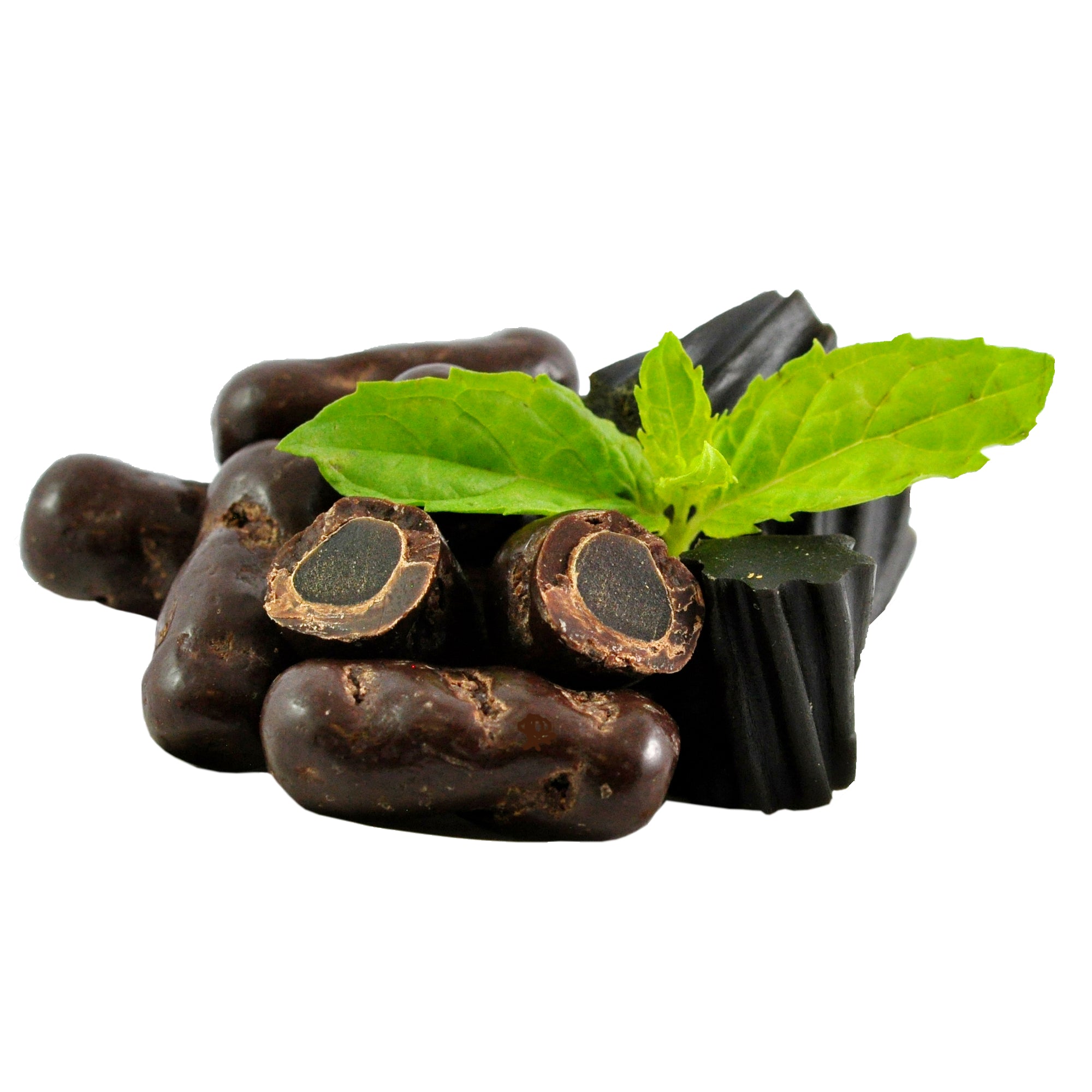 Dark chocolate Liquorice bullets 200g - Vegan